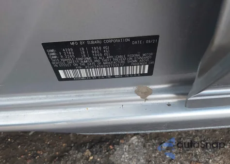 2022 Subaru Impreza Premium 5-Door из США, поврежденный, VIN 4S3GTAD60N3703517